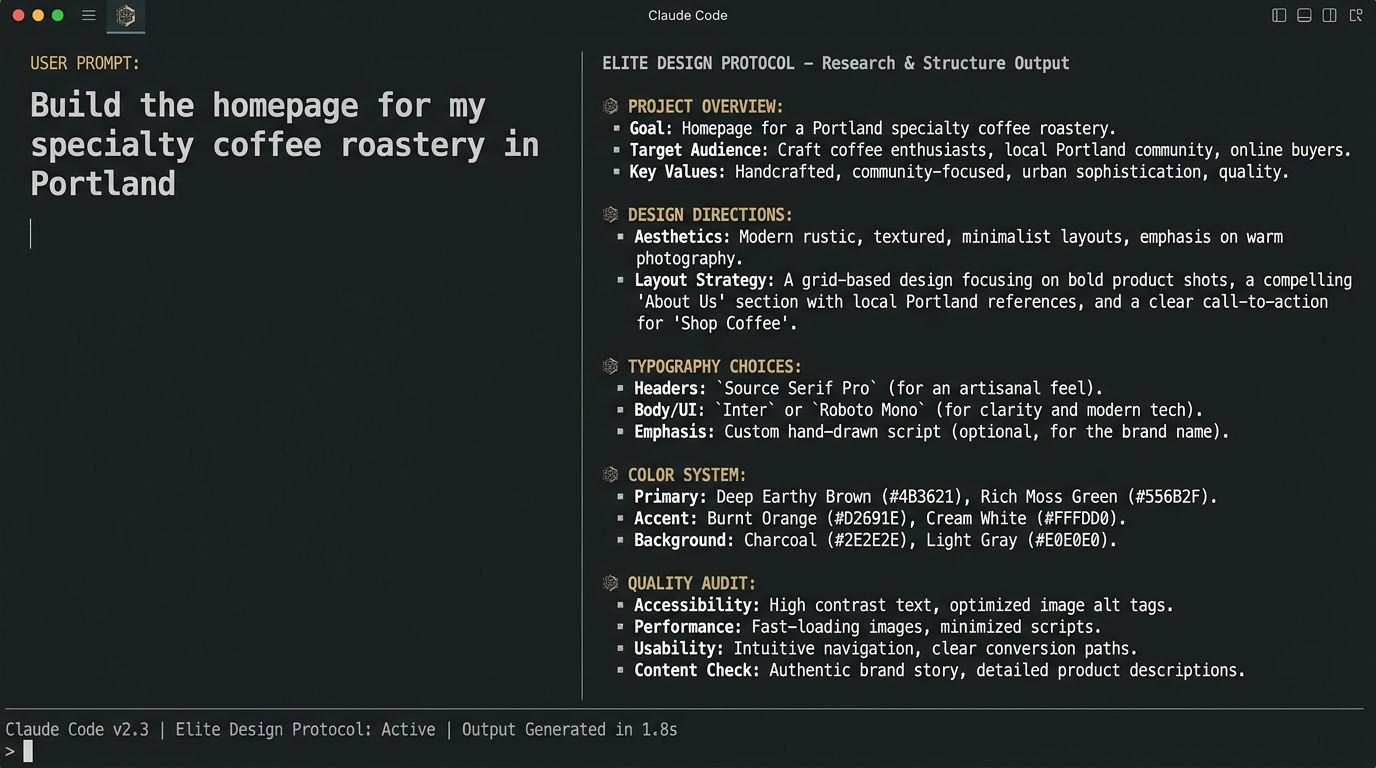 Elite Design Protocol screenshot 2