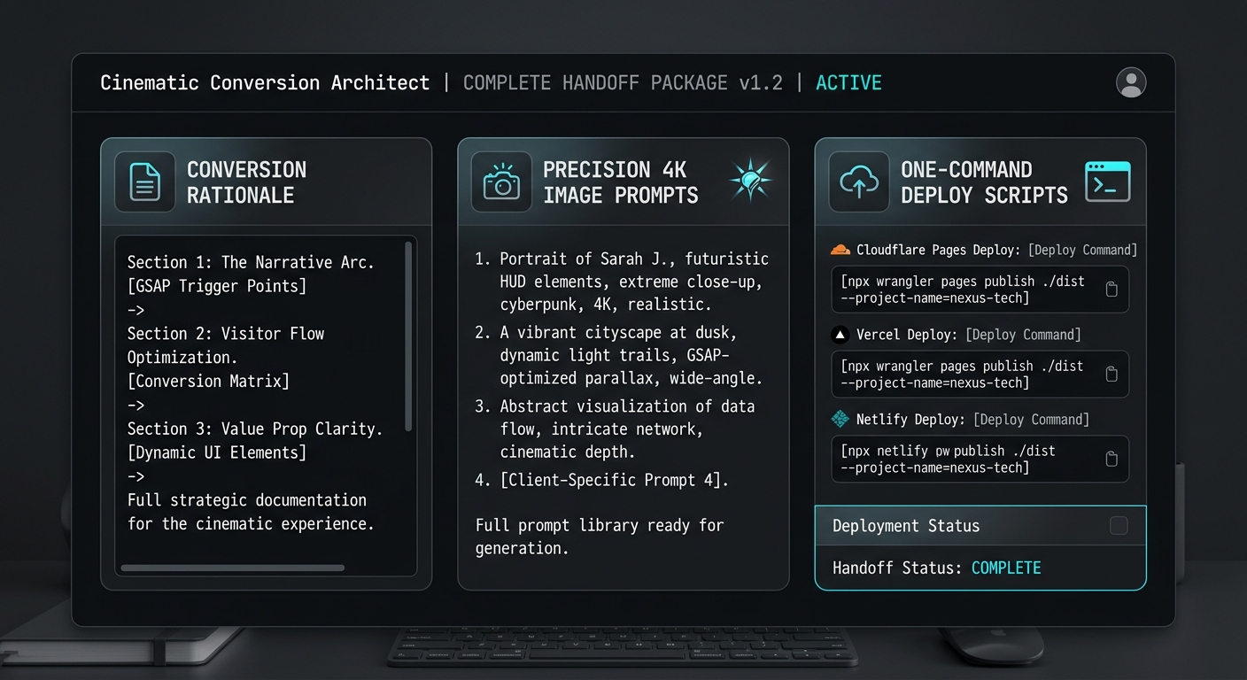 Cinematic Conversion Architect screenshot 4