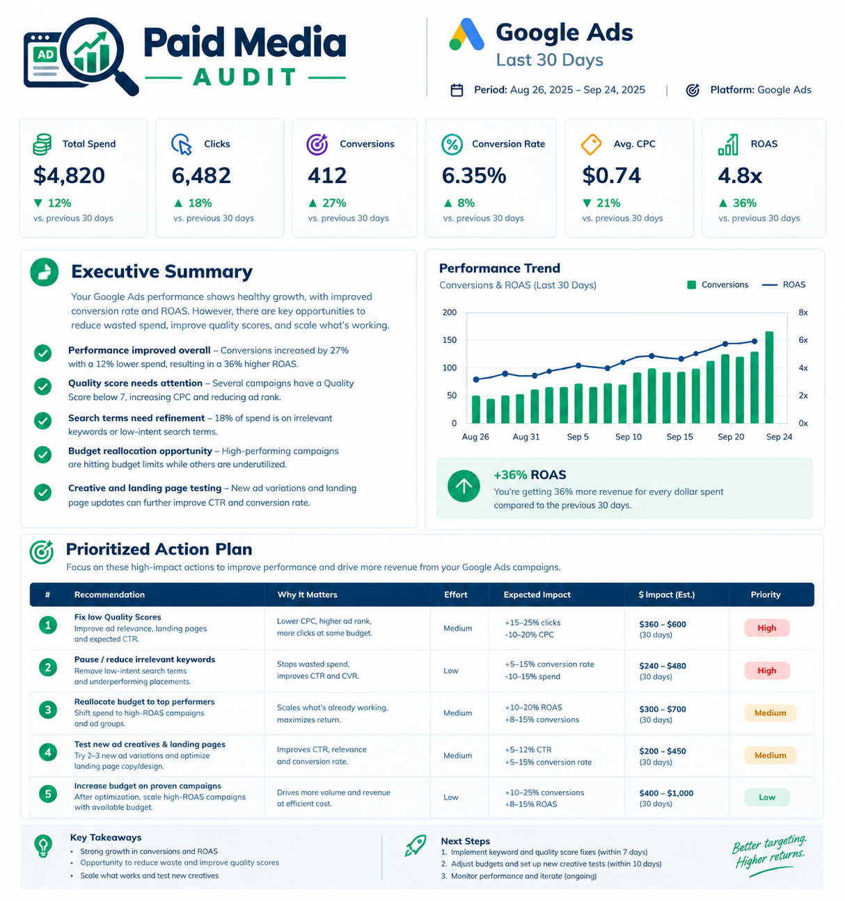 Paid Media Audit preview