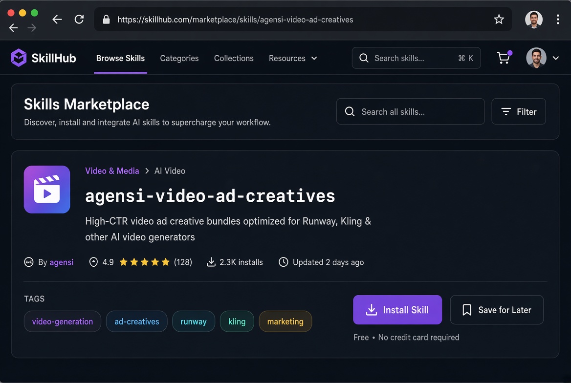 Agensi Video ad Creatives preview