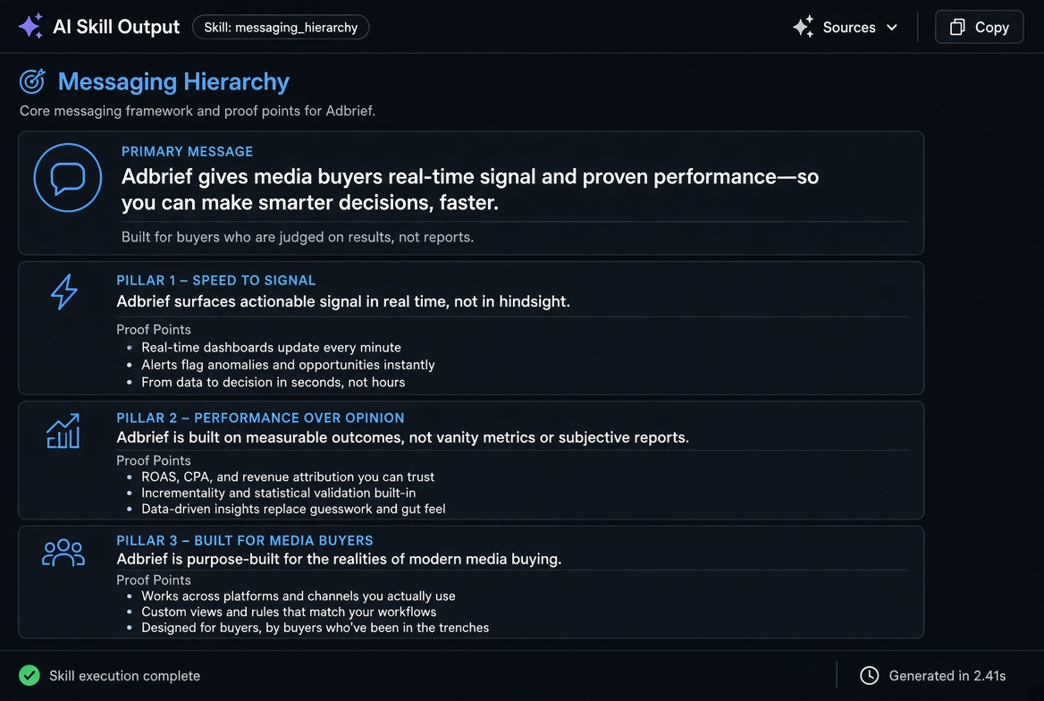 Positioning & Messaging Architect screenshot 2