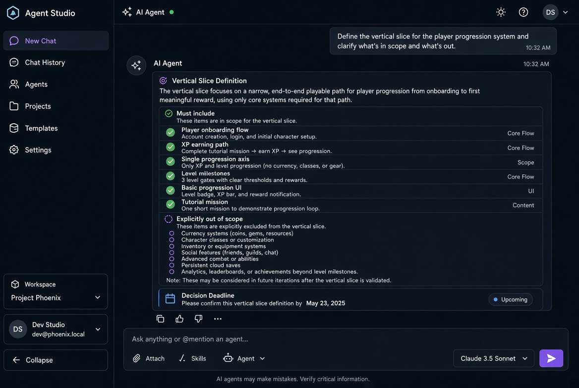 Indie Game Dev OS – Scope Control & Shipping System screenshot 2