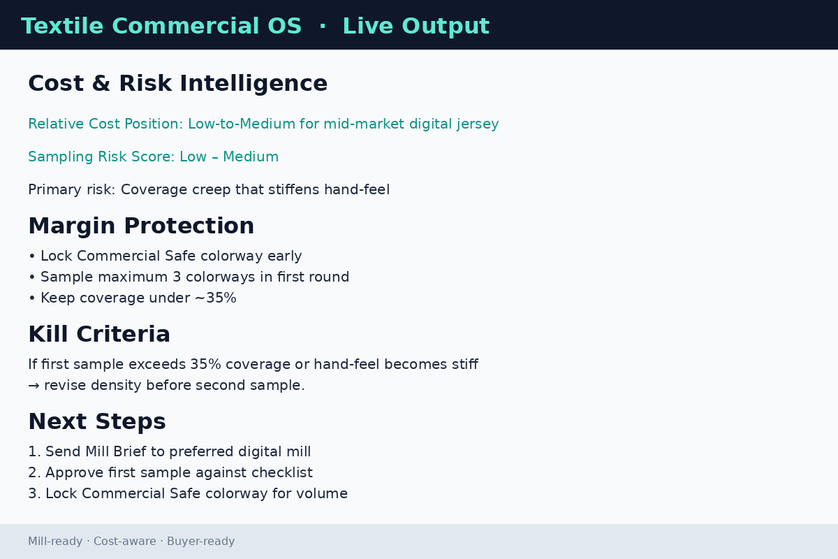 Textile Commercial OS screenshot 2
