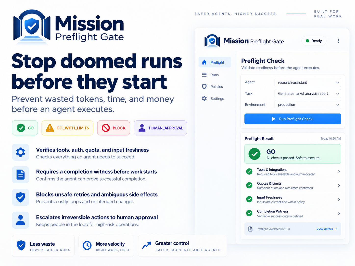 mission preflight gate preview