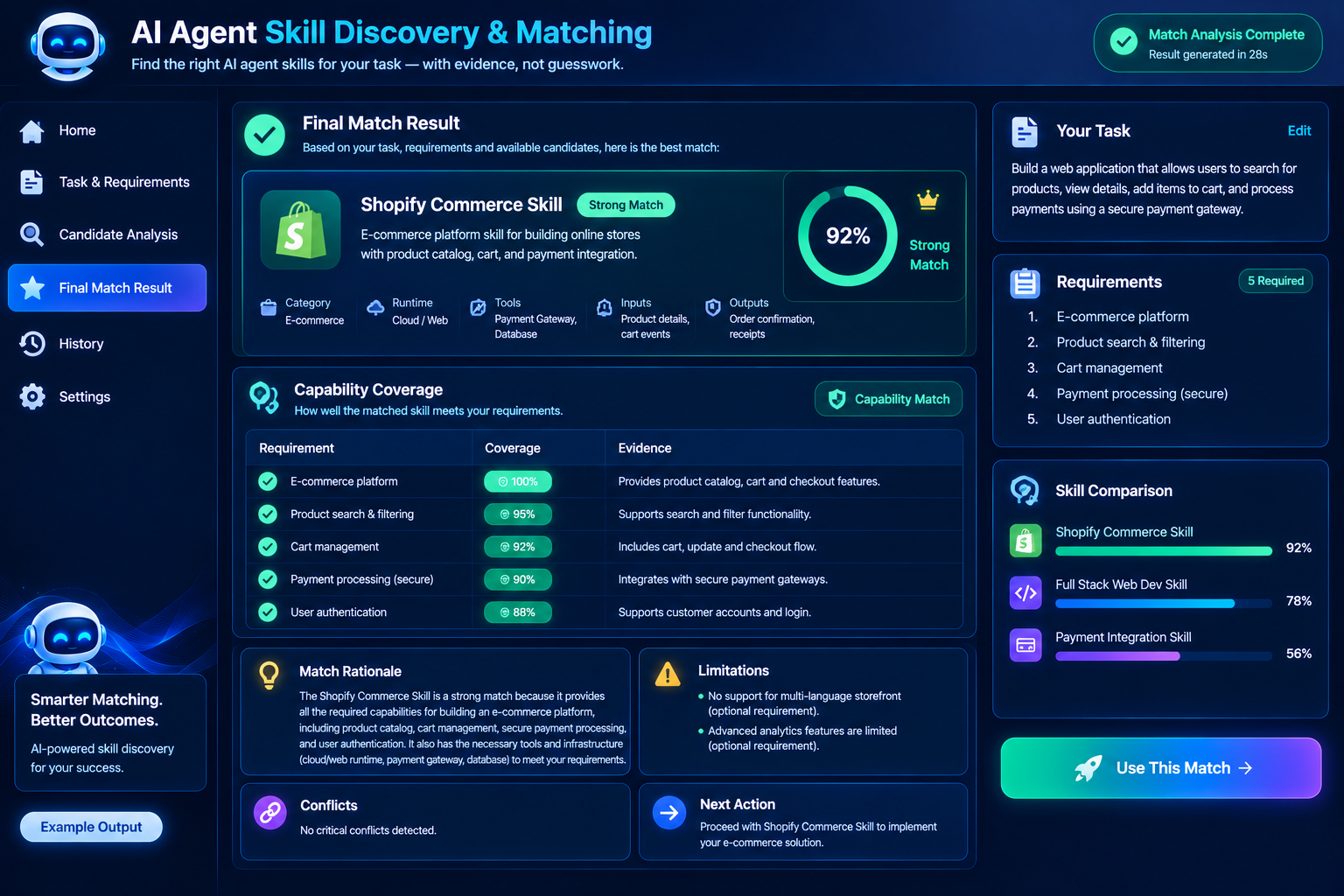 ai agent skill discovery matching screenshot 3