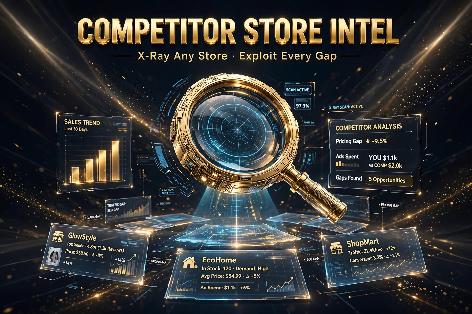 Competitor Store Intel — X-Ray Any E-commerce Store screenshot 1