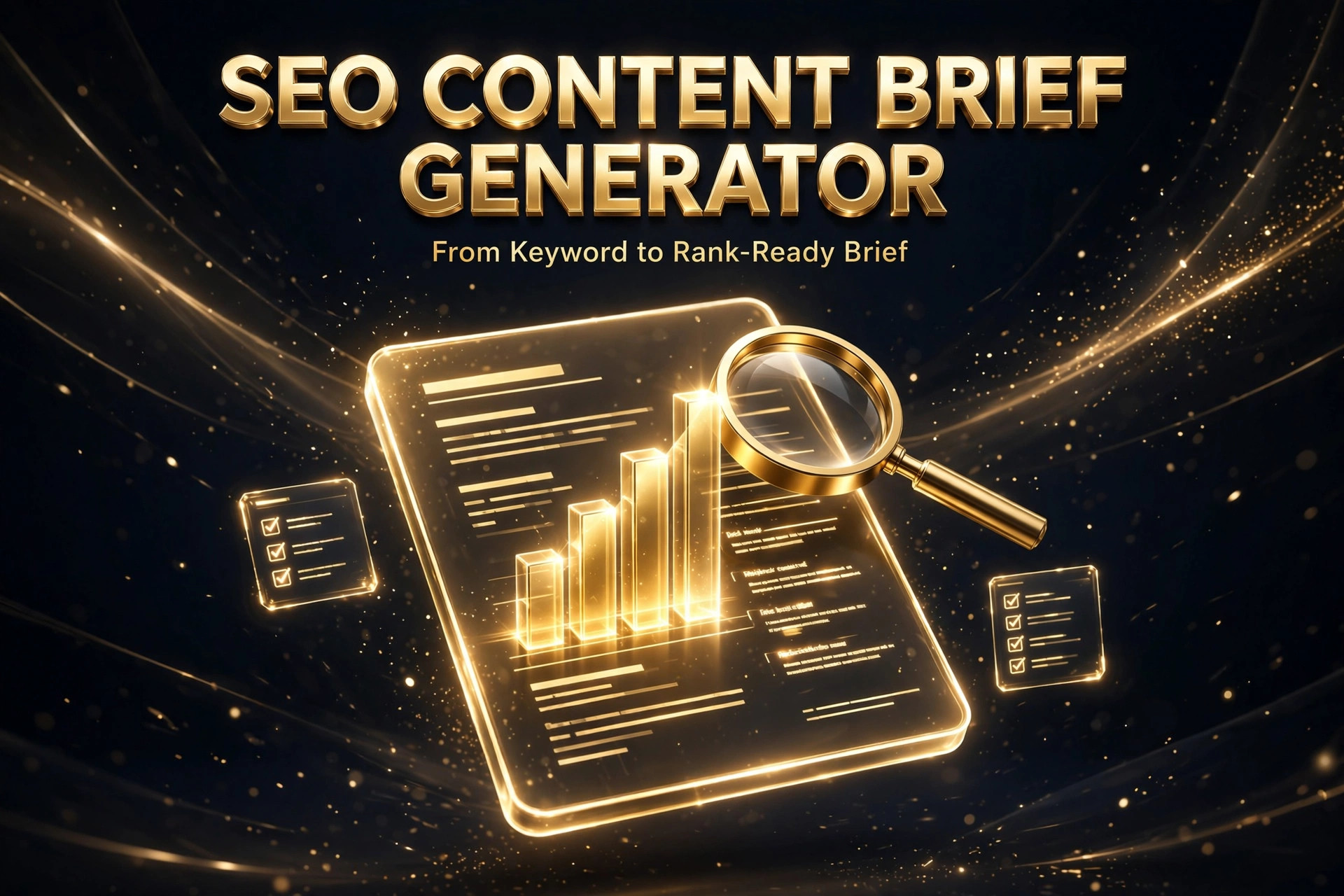SEO Content Brief Generator — Keyword to Rank-Ready Brief screenshot 1