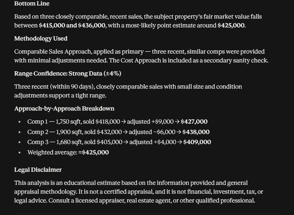 Real Estate Valuation & Property Analyst preview