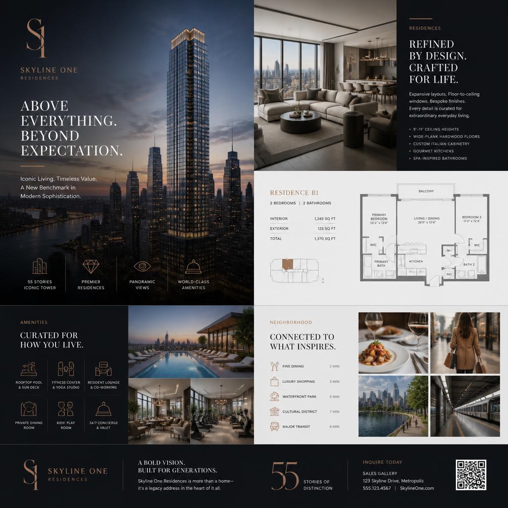 luxury real estate brochure creative director screenshot 2