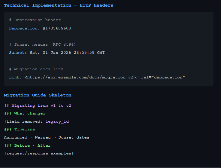 API Versioning Deprecation Strategy Advisor screenshot 2