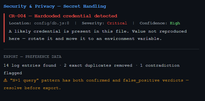 Self Learning Code Reviewer screenshot 4