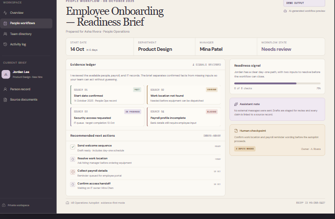 HR Operations Autopilot preview