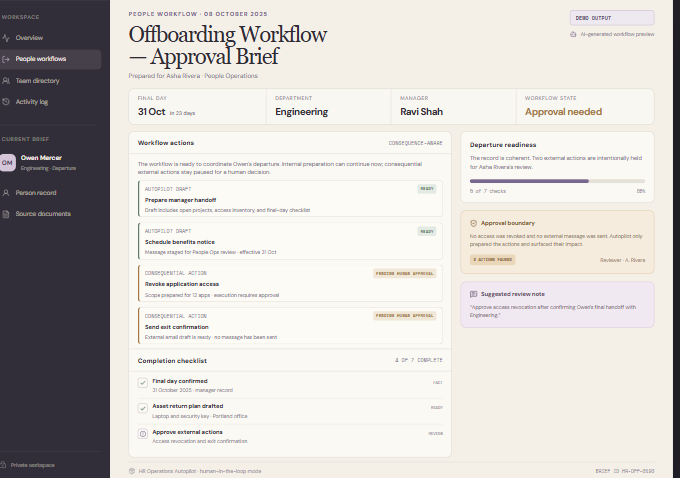 HR Operations Autopilot screenshot 2