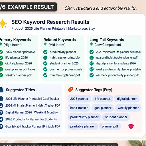 Digital Product SEO Keyword Finder screenshot 2