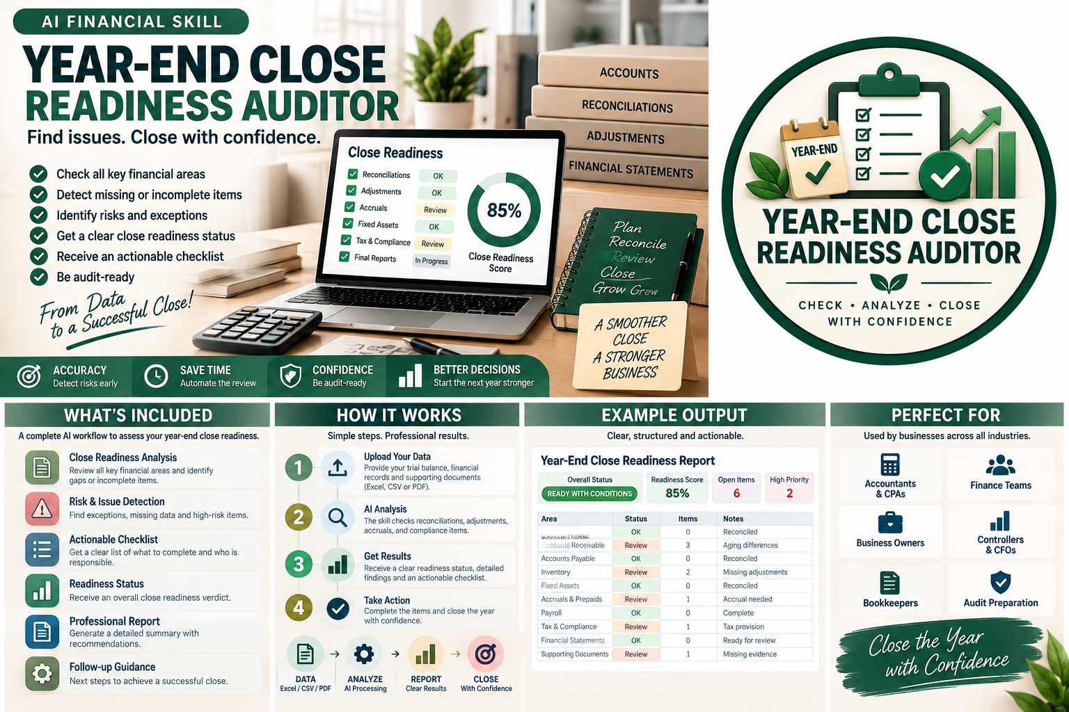 year end close readiness auditor preview