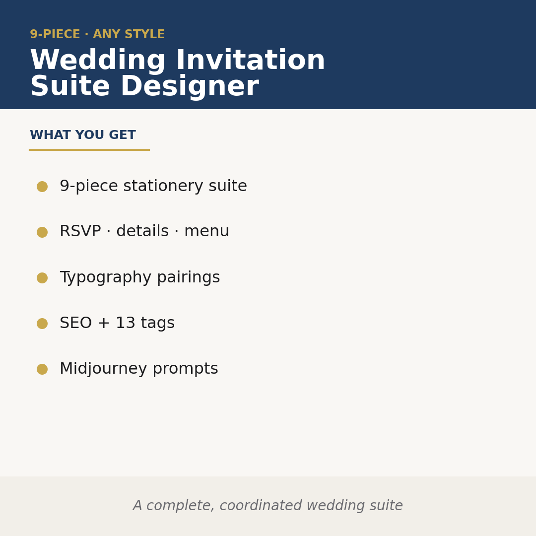 Wedding Invitation Suite Designer