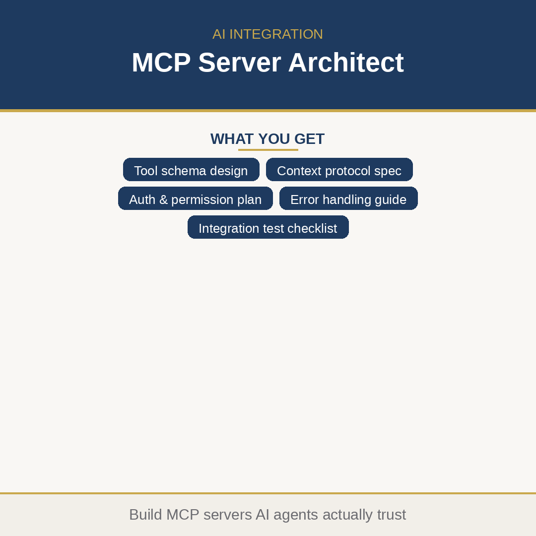 MCP Server Architect