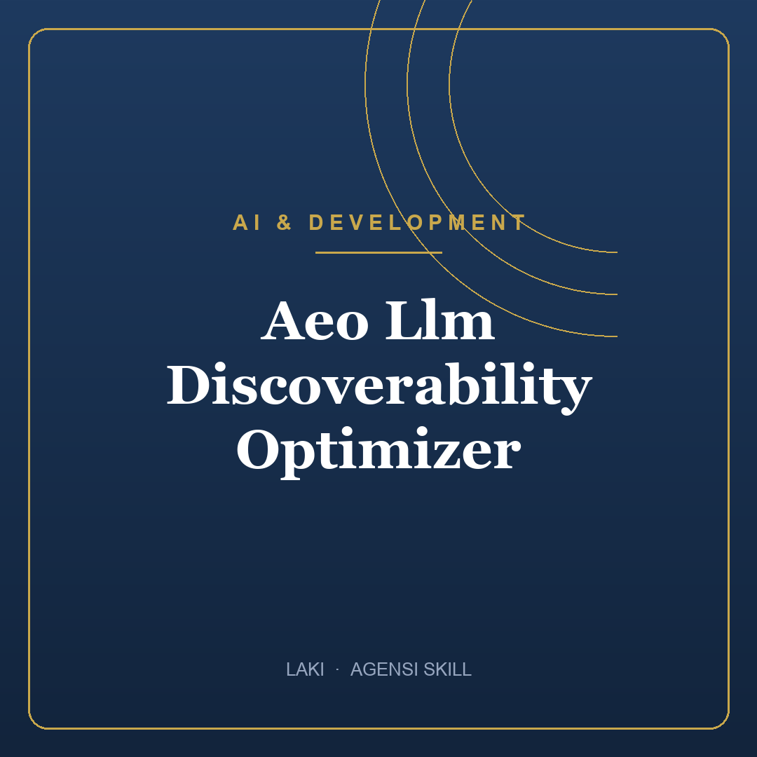 aeo-llm-discoverability-optimizer