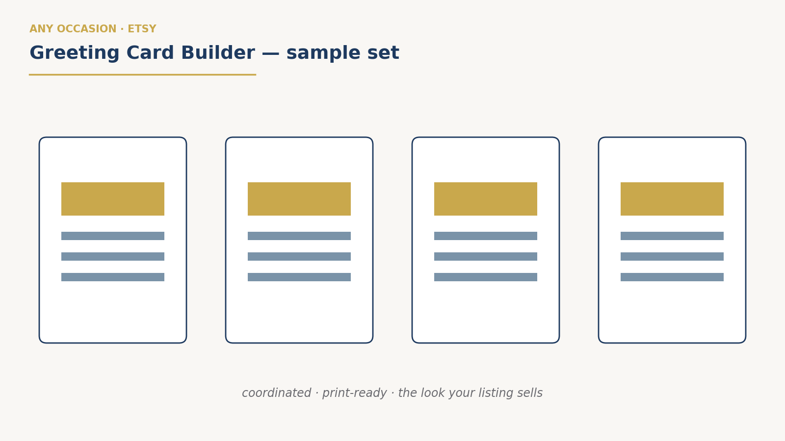 Greeting Card Builder preview