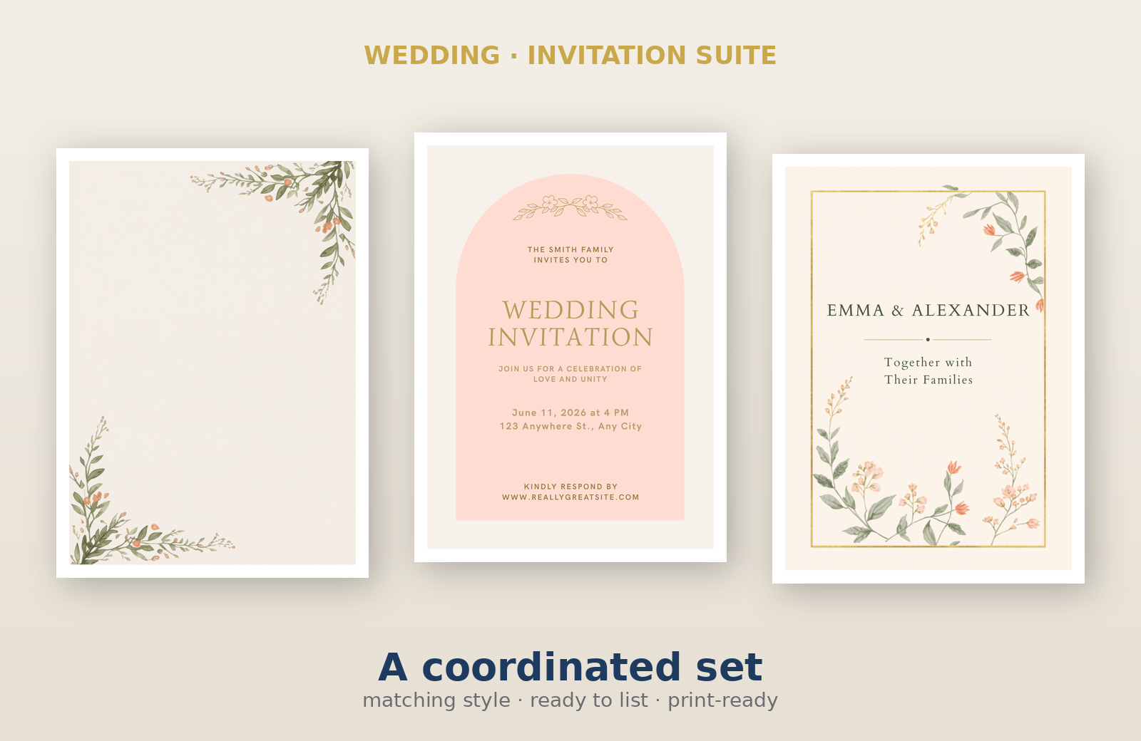 Wedding Invitation Suite Designer screenshot 2