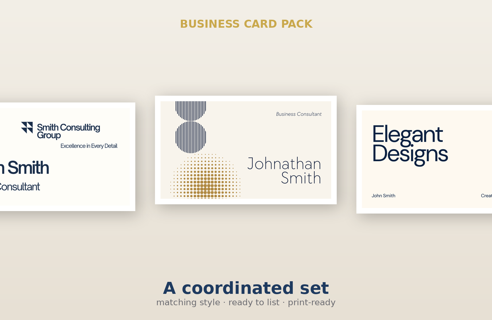 Business Card Pack Builder preview