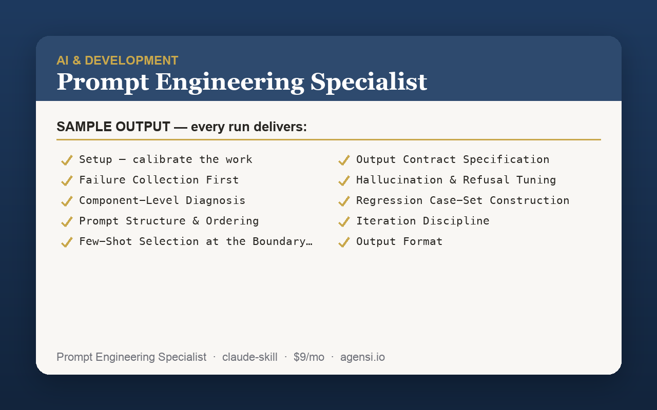 Prompt Engineering Specialist preview