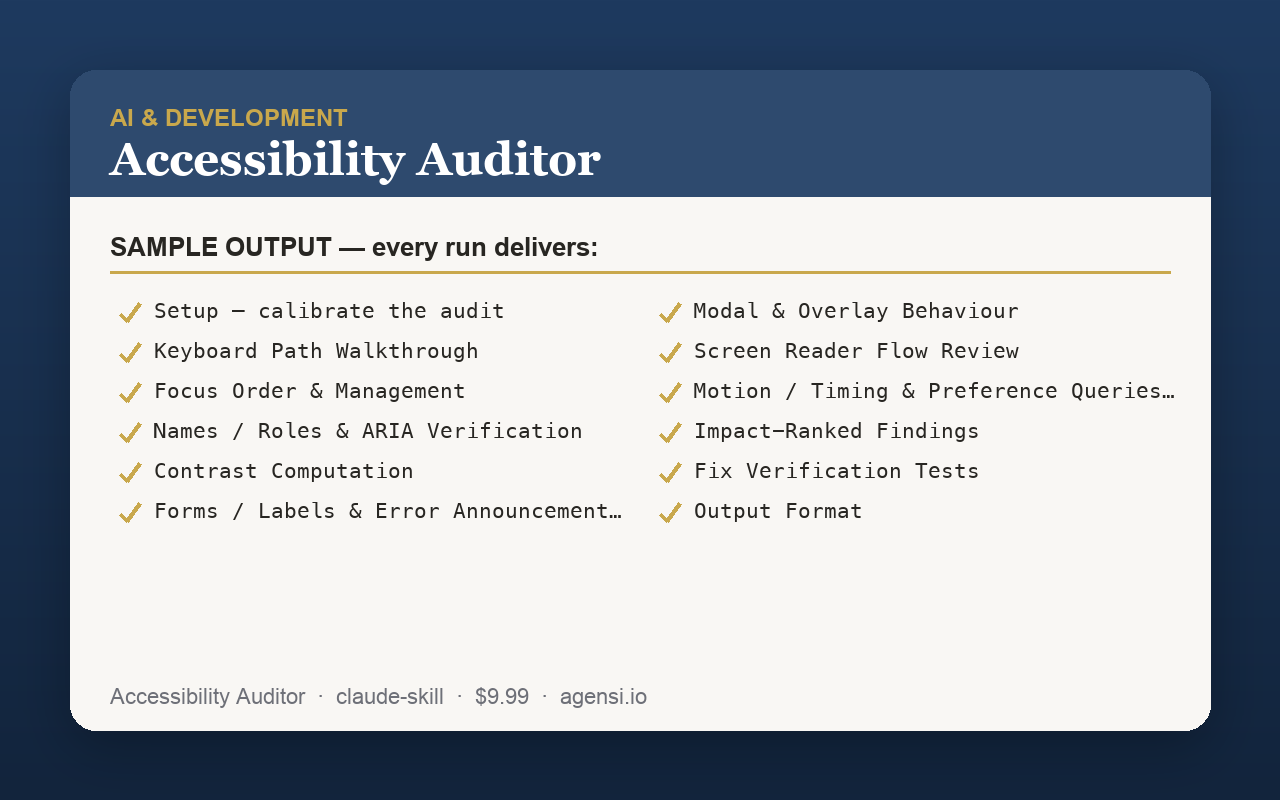 Accessibility Auditor screenshot 1