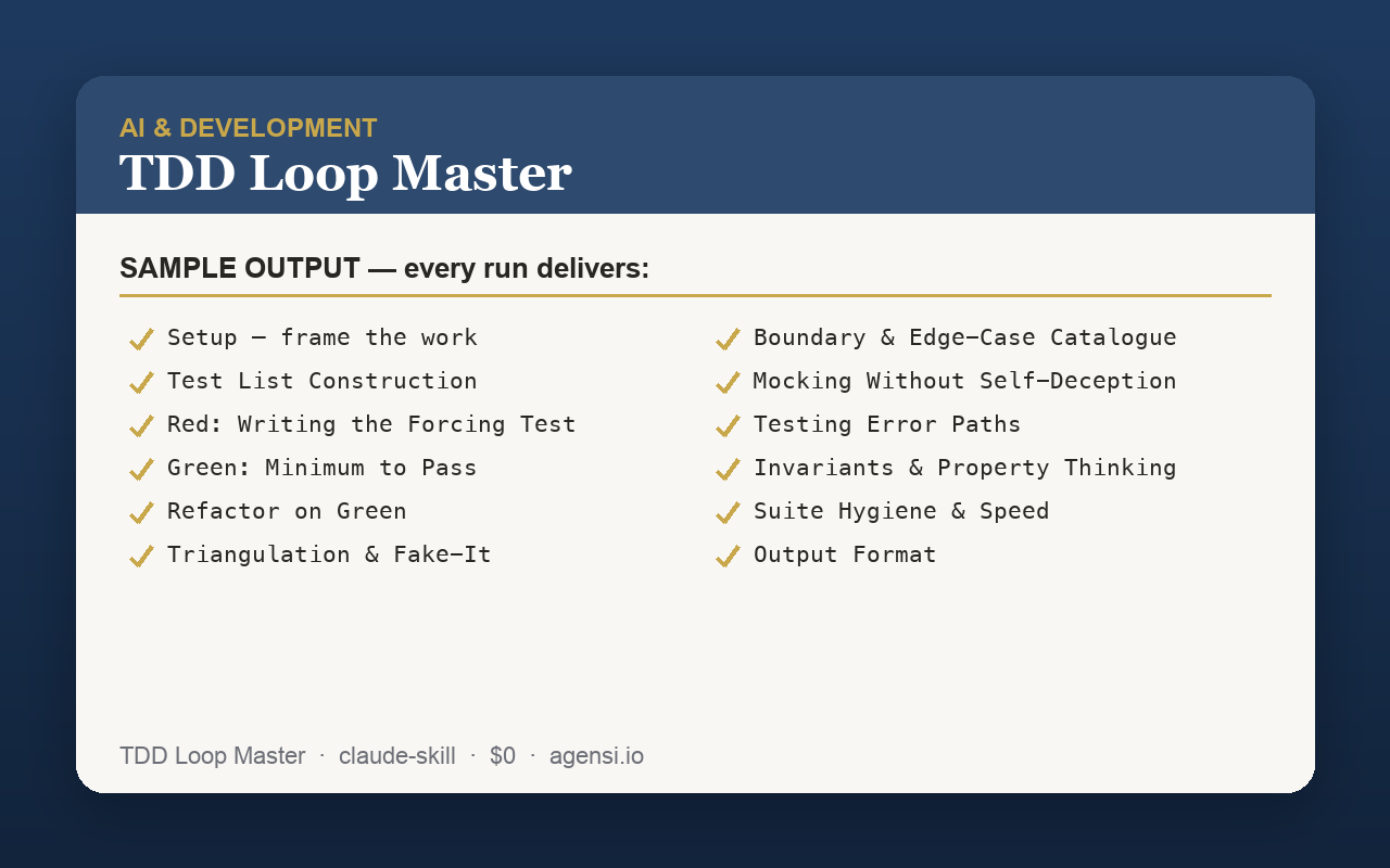 TDD Loop Master preview