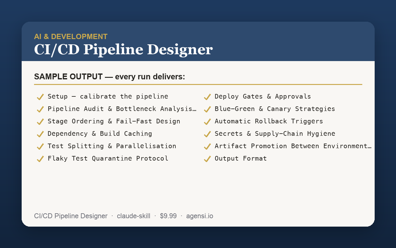 CI/CD Pipeline Designer preview