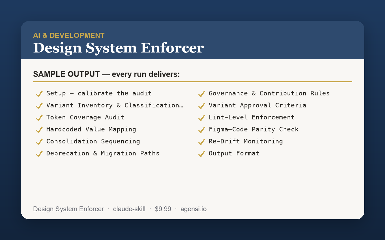 Design System Enforcer preview
