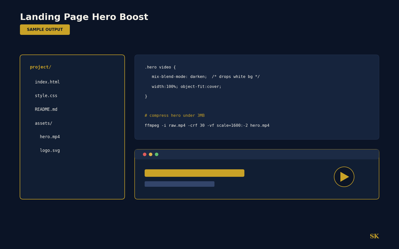 Landing Page Hero Boost screenshot 1