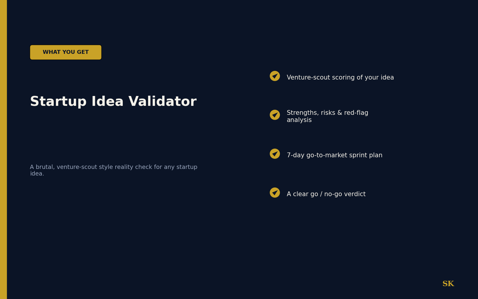 Startup Idea Validator screenshot 1