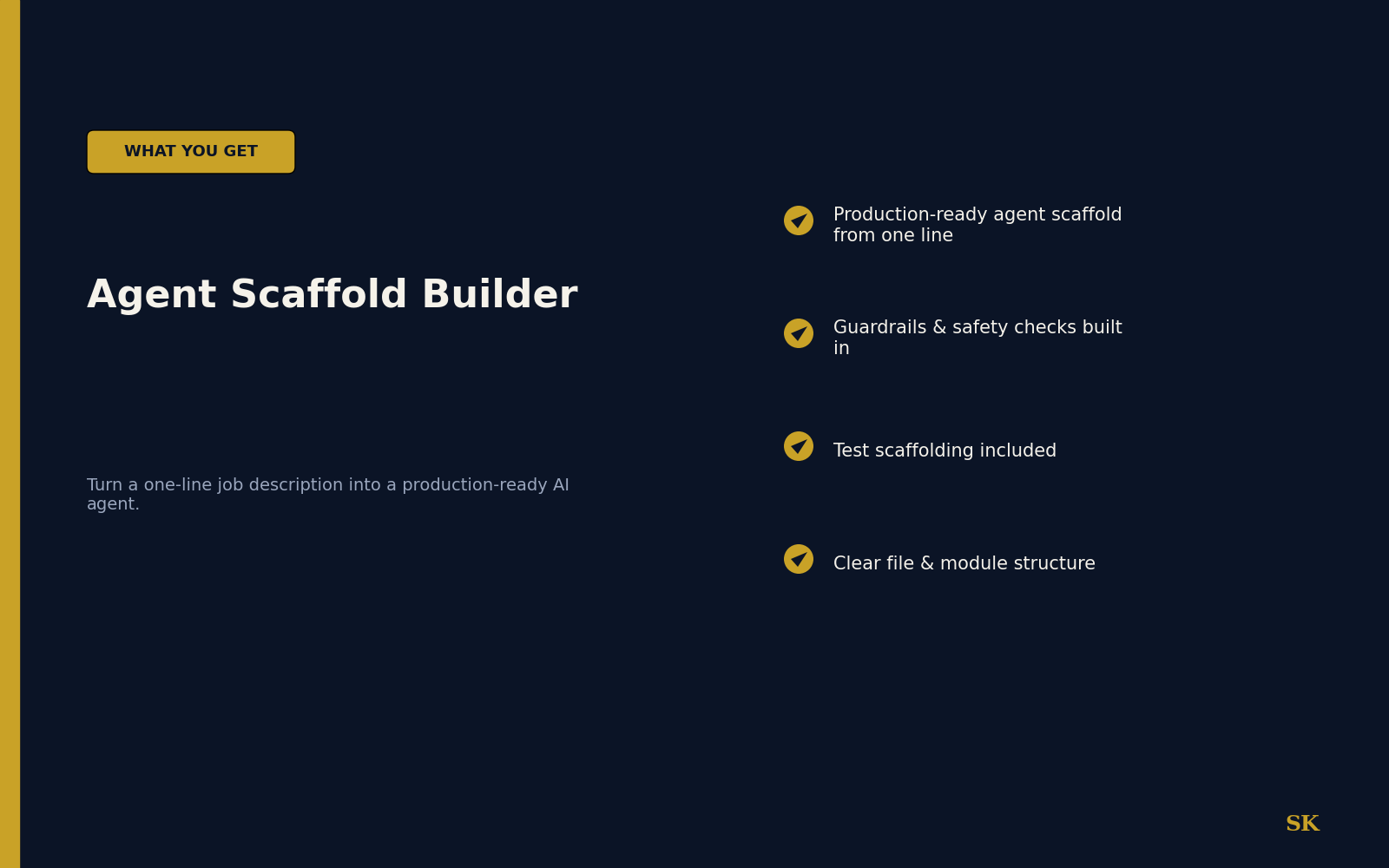 Agent Scaffold Builder preview