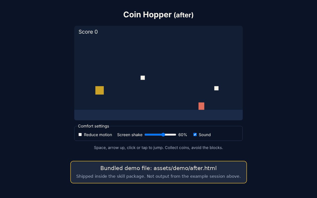 Game Feel Pass screenshot 2
