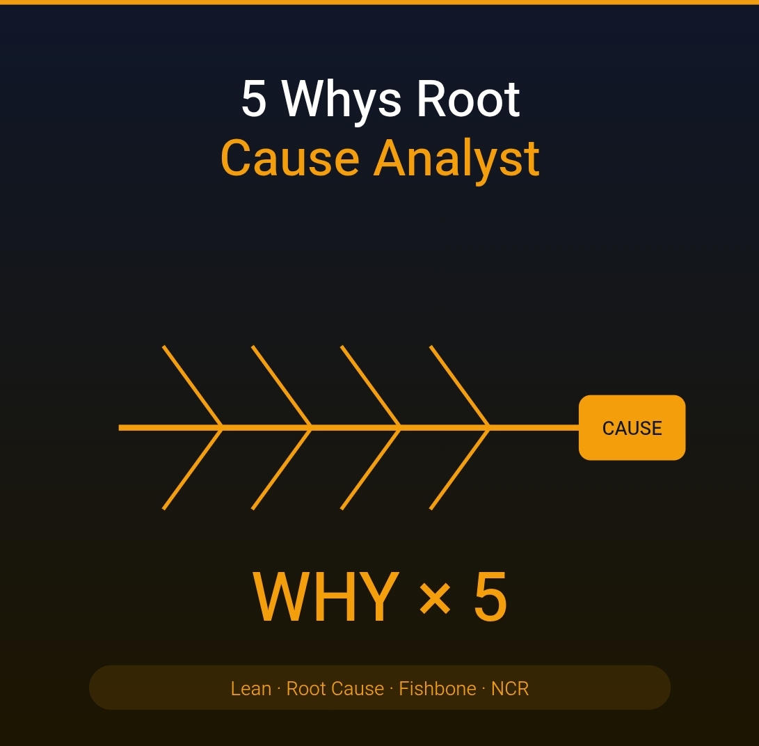 MD 5 Whys Root Cause Analyst