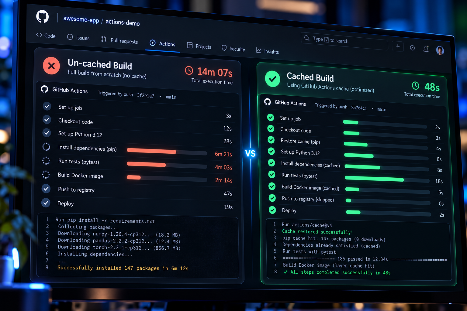github-actions-pro screenshot 2