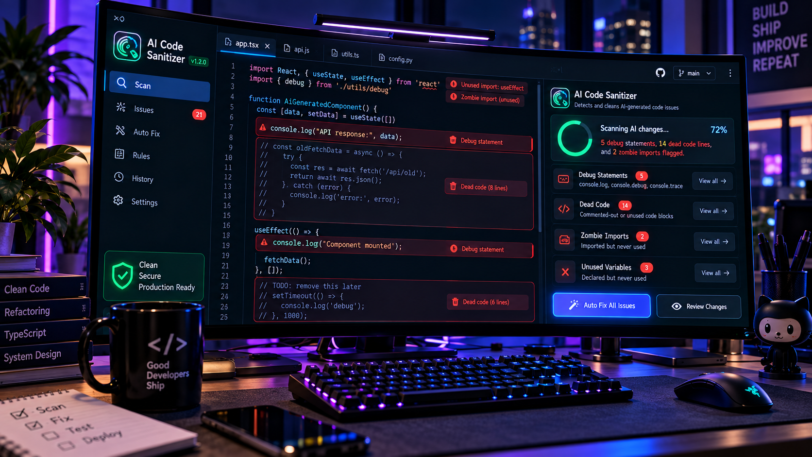 ai Code Sanitizer preview