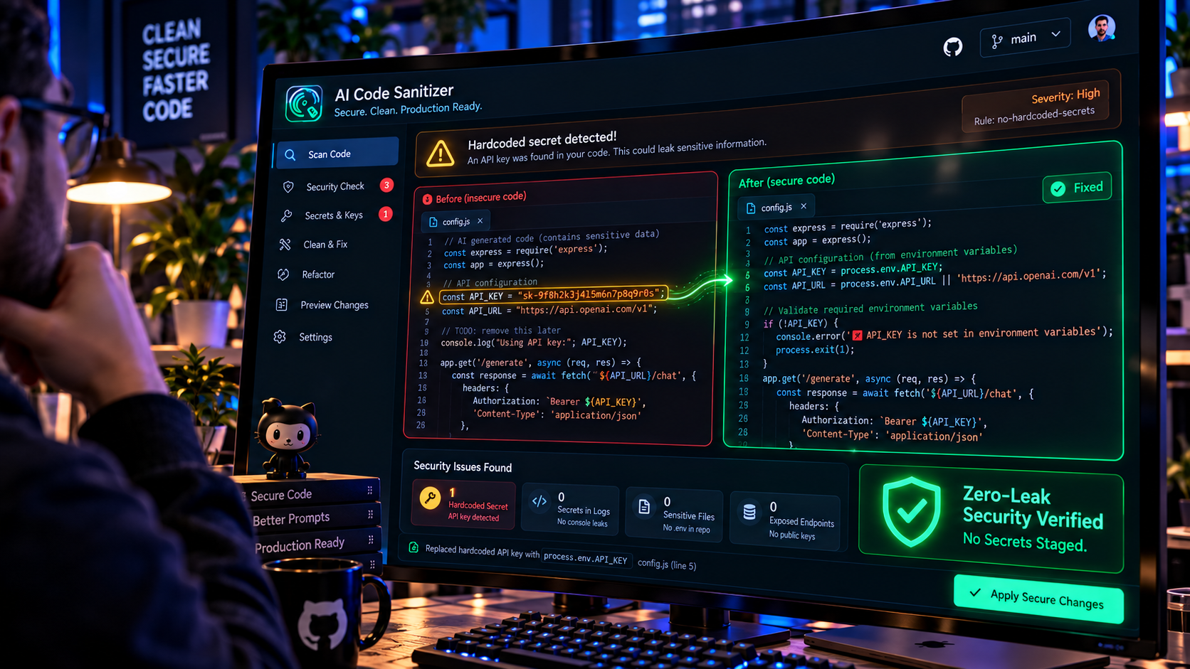 ai-code-sanitizer screenshot 3
