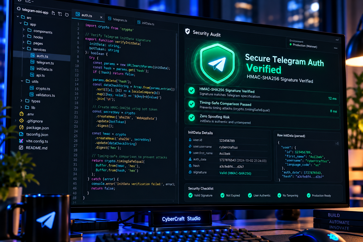 telegram-mini-app-pro screenshot 3