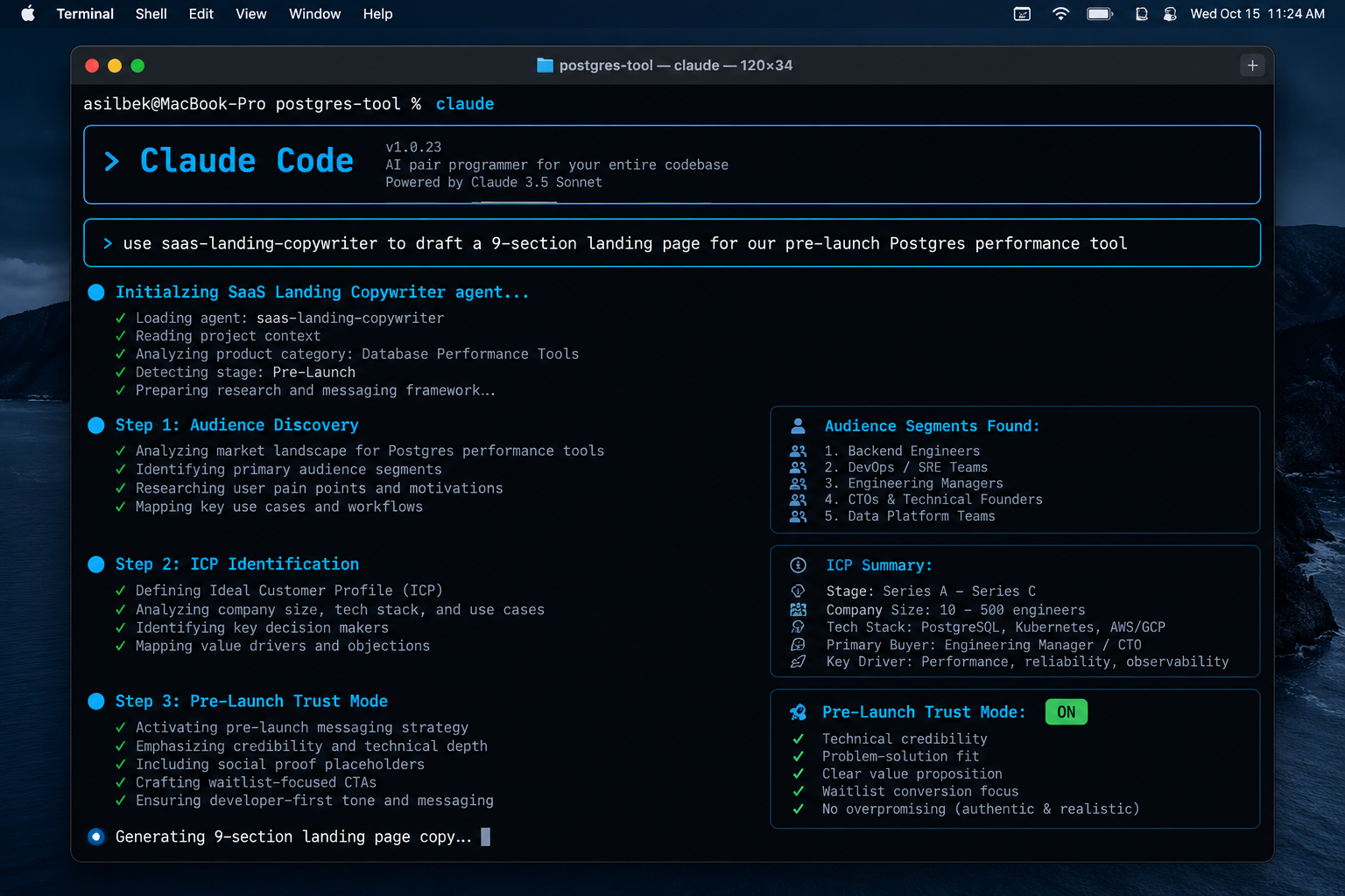 Saas Landing Copywriter preview