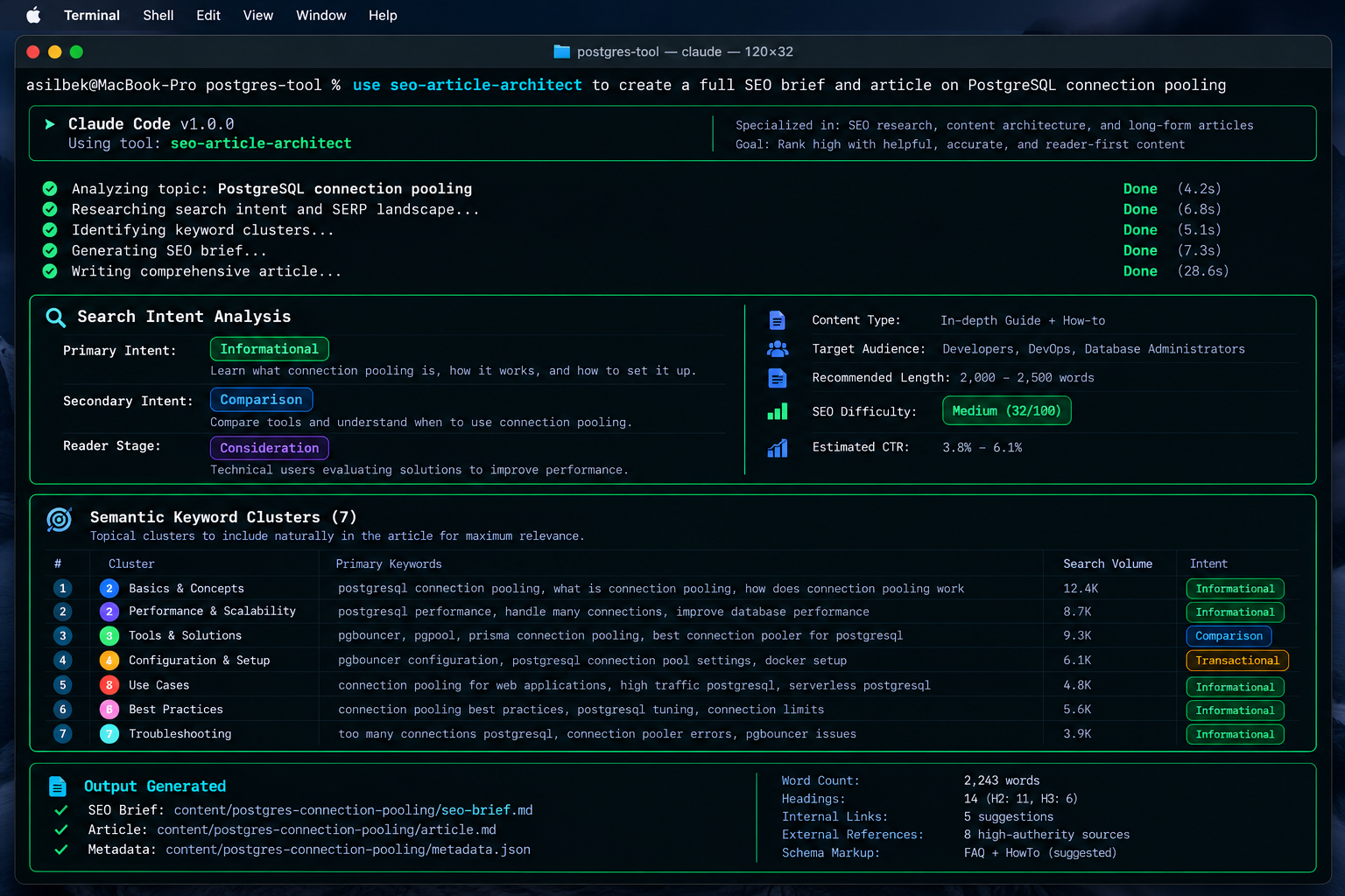 Seo Article Architect preview