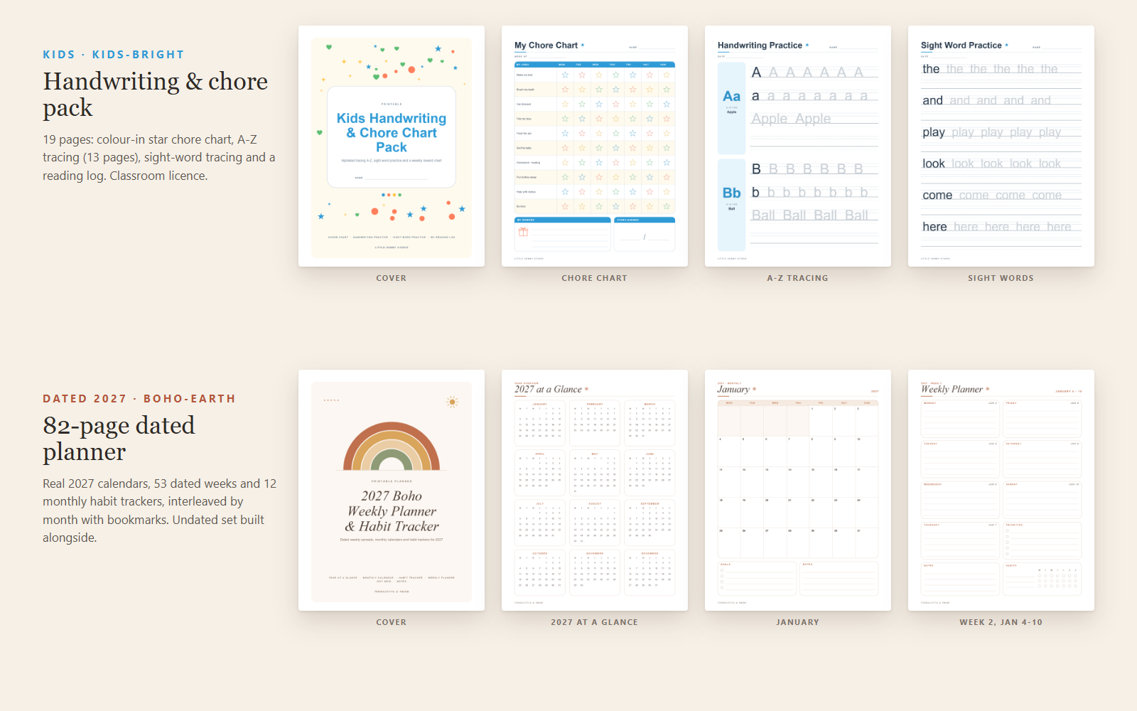 Digital Product Factory: Print-Ready PDF Packs + Listing screenshot 4