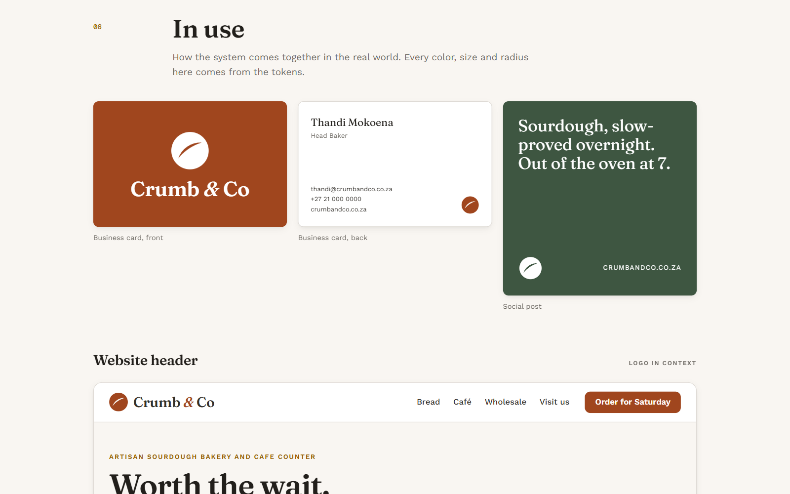 Design System Starter: Logos, WCAG Palette + Tailwind Tokens screenshot 2