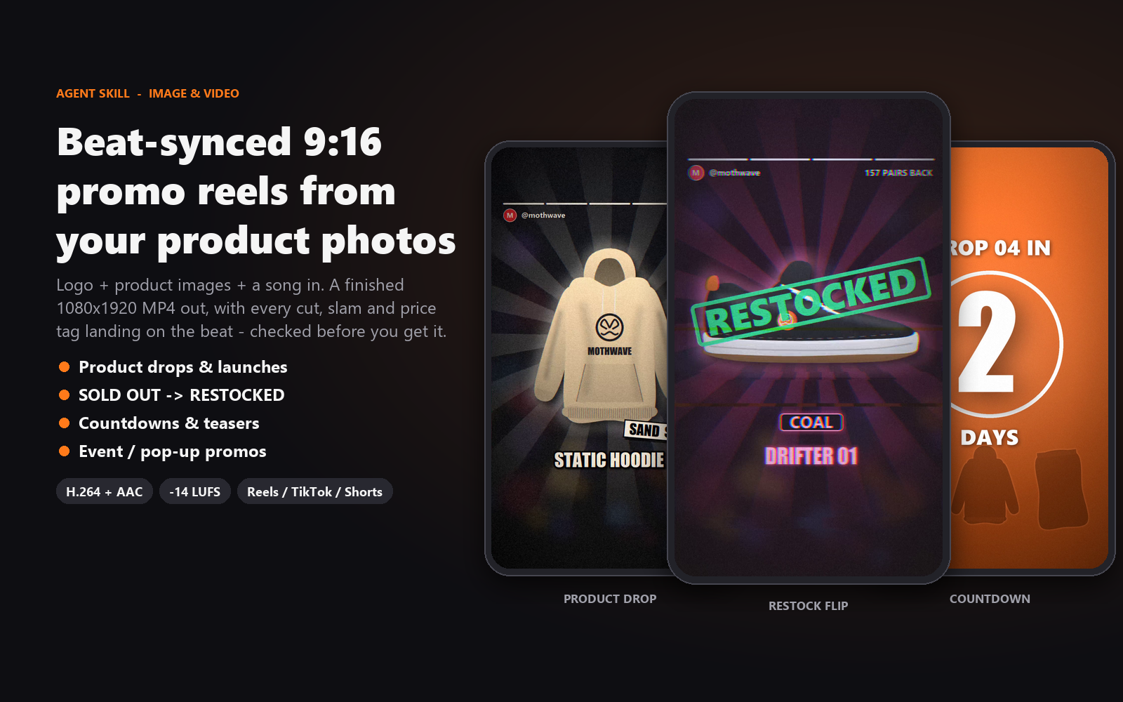 Beat Drop Reels: Beat-Synced 9:16 Promo Videos From Photos preview