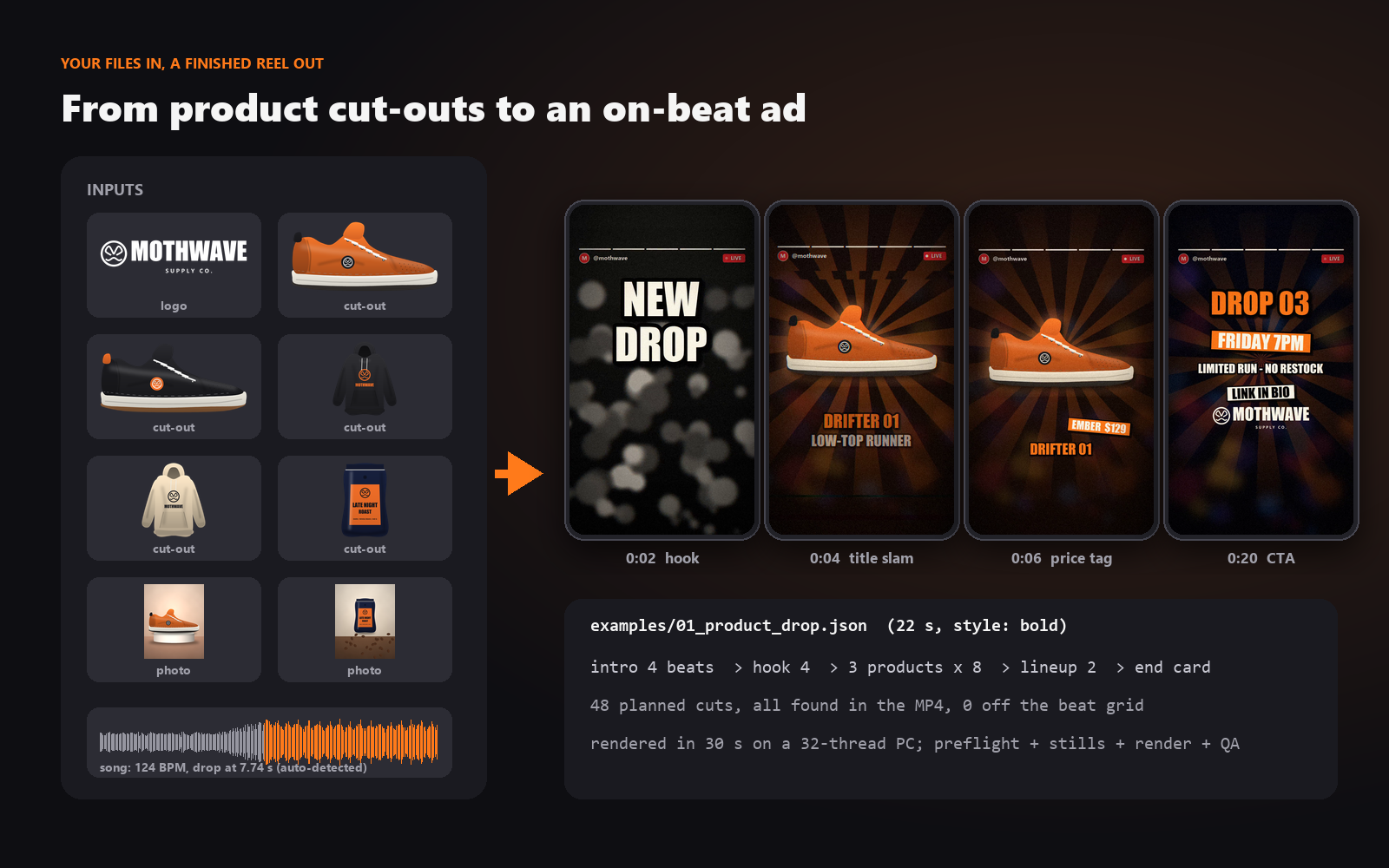 Beat Drop Reels: Beat-Synced 9:16 Promo Videos From Photos screenshot 2