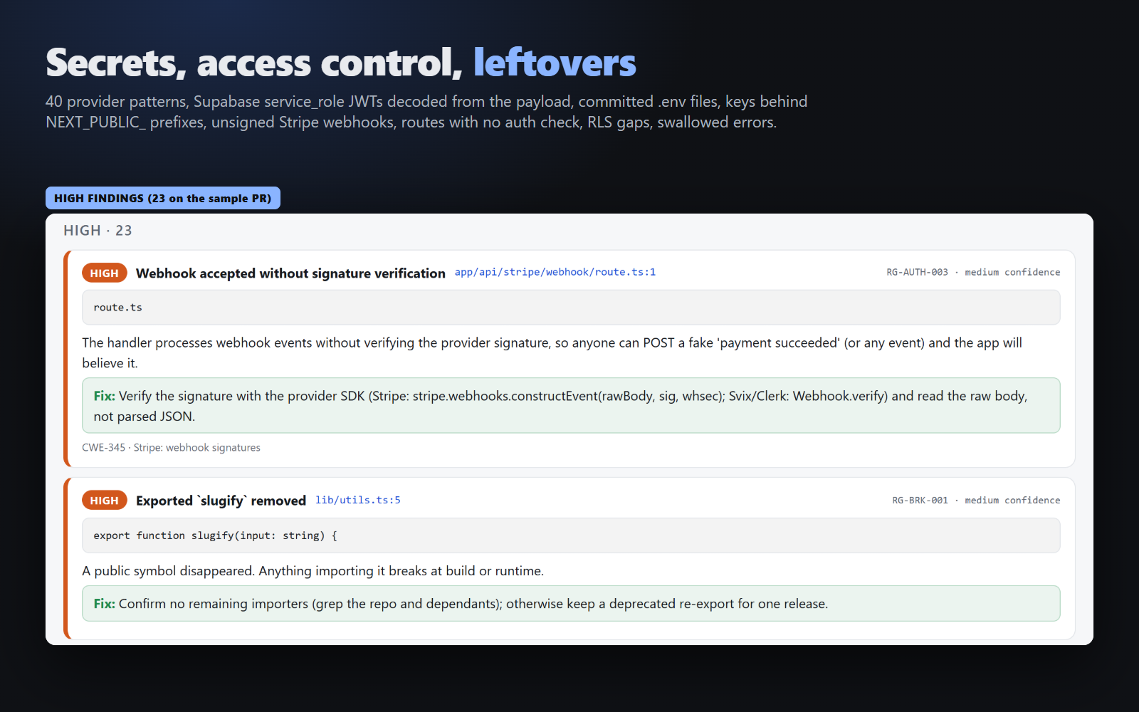 Code Review Gate for AI-Written Code: 120+ Scripted Checks screenshot 4