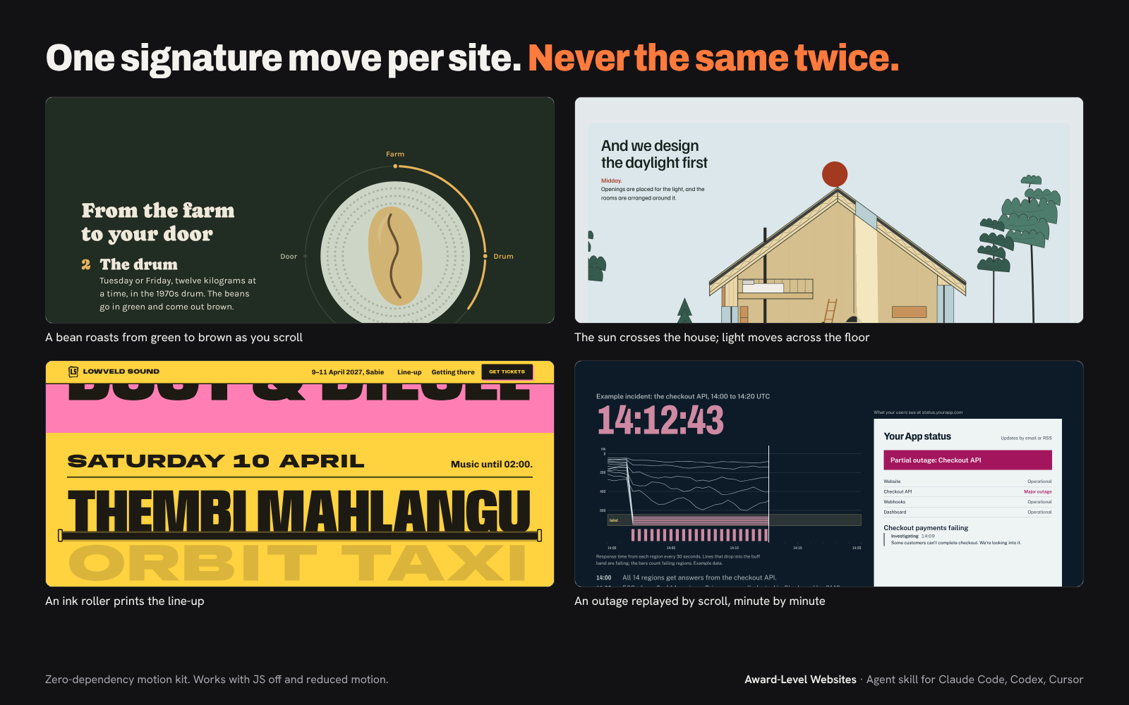 Award-Level Websites: Art Direction + Anti-Slop Design QA screenshot 5