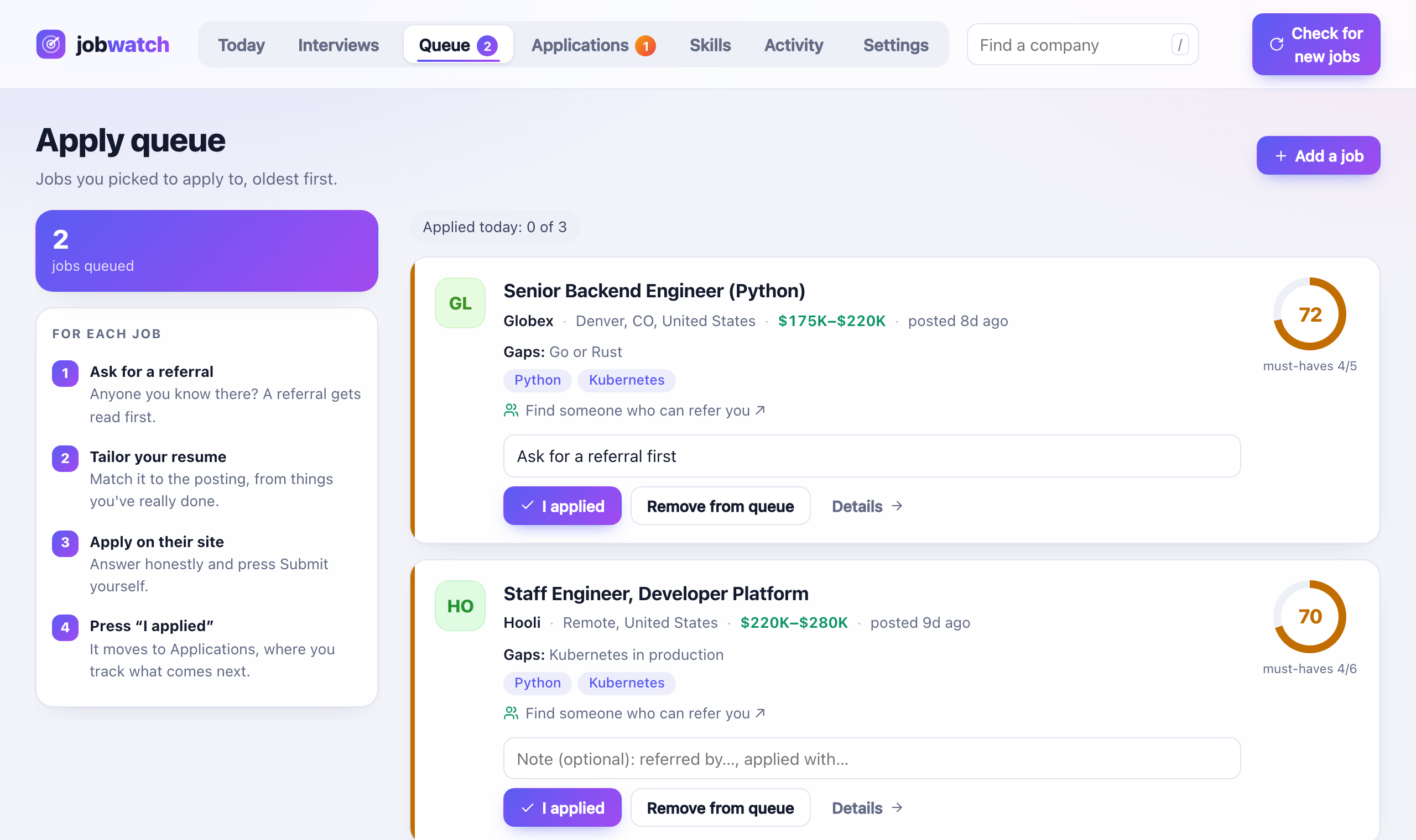 jobwatch screenshot 4