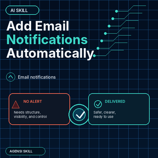 Add Email Notifications Automatically