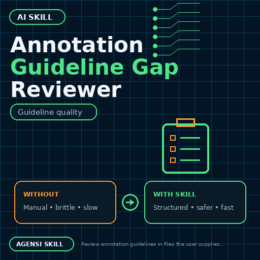 Annotation Guideline Gap Reviewer